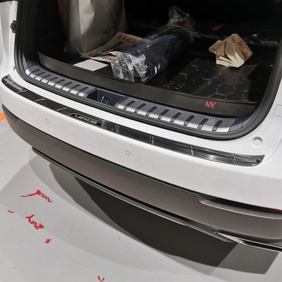 威德汽車精品 LEXUS 18-20 NX200 NX300 專用 後護板 後保桿 防刮板 黑鈦樣式 白鐵不鏽鋼 NX