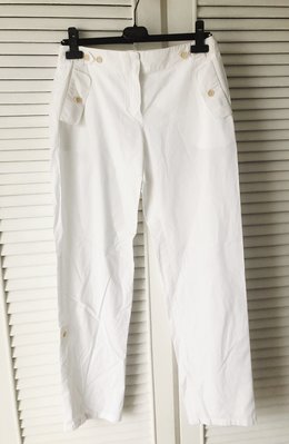 MaxMara 白色寬鬆休閒褲