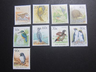 【雲品7】紐西蘭New Zealand 1988 Sc 920-3,258-27,832,929 Bird MNH 庫號#BP10 57354