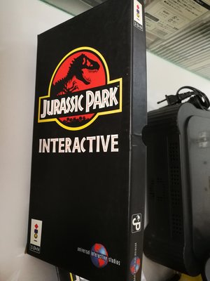 古早 3DO 具紀念價值的遊戲 JURASSIC PARK 侏羅紀公園 長盒裝版