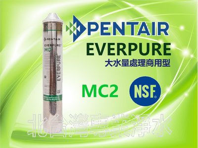愛惠浦 MC MC2 型濾心 EVERPURE 美國原裝 另有 MH MH2 I2000 北台灣專業淨水