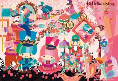 93-088 絕版300片日本進口拼圖 三麗鷗 凱蒂貓 Hello Kitty Kiki&amp;Lala 雙子星