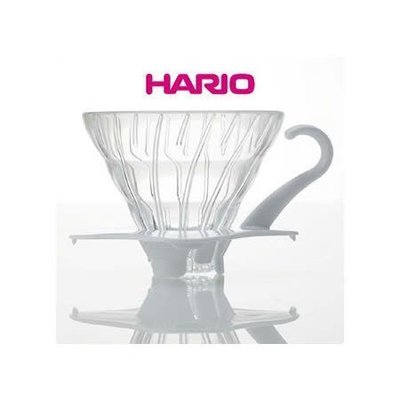 【HARIO】V60白色02玻璃濾杯 VDG-02W(03619088)