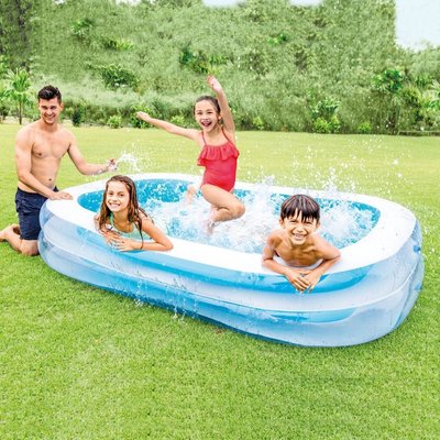 【熱賣精選】原裝正品INTEX小型家庭戲水池充氣游泳池海洋球池56483