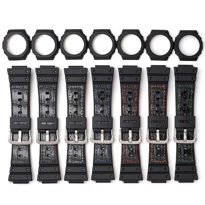 卡西歐 G-Shock GA-2100 GA-2110 黑色錶帶矽膠錶帶