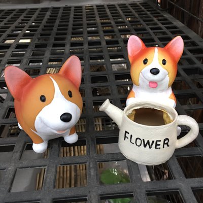 柯基花盆 創意可愛卡通樹脂柯基花盆 多肉植物 肉肉 Corgi 千葉園藝有限公司 Yahoo奇摩拍賣 Line購物