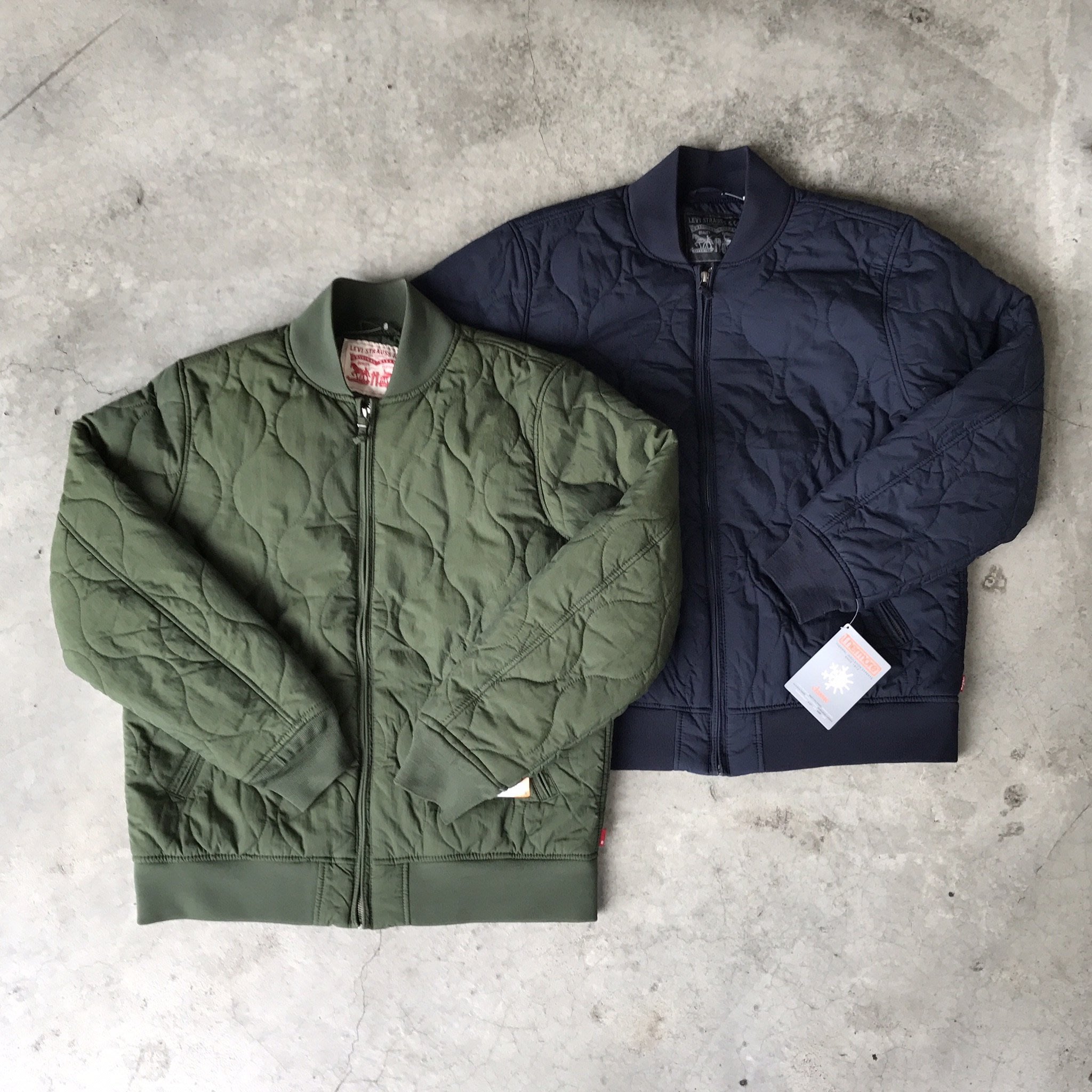 levi's quilted bomber jacket