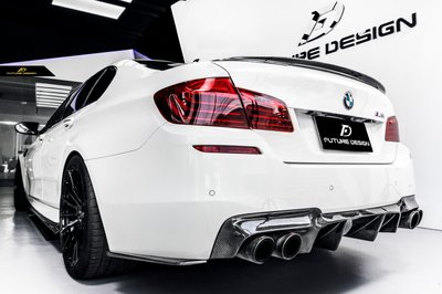 【政銓企業有限公司】BMW F10 P款 高品質 雙面卡夢 抽真空 尾翼 現貨供應 520 528 535 M5免費安裝
