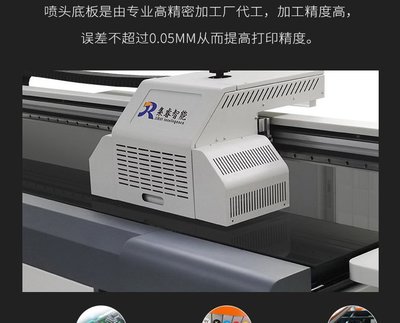 現貨熱銷-印表機理光愛普生大型2513uv平板打印機亞克力玻璃金屬皮革木板廣告設備