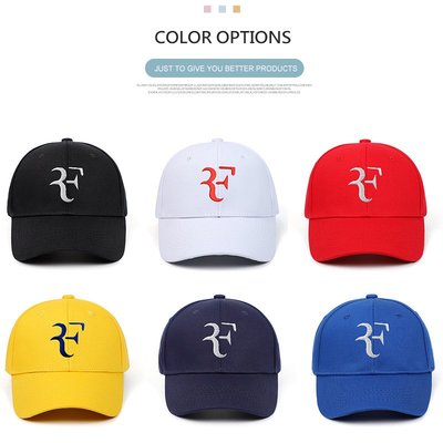 2019Ebay費德勒同款F刺繡棒球帽8款顏色可選F網球賽帽子