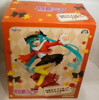 初音未來 秋裝 行李箱 MIKU  TAITO 公仔 盒22X17X10