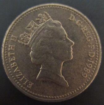 ~ENGLAND 英國 1PENNY 1 1989年 1994年*2 錢幣/硬幣二枚~