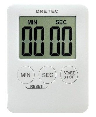 一鑫餐具【日本DRETEC 電子計時器T-307 WT/PK 】倒數計時器24H計時器料理計時器