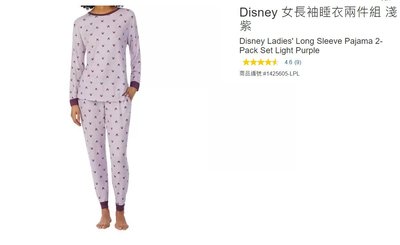 購Happy~Disney 女長袖睡衣兩件組 #1425605 II