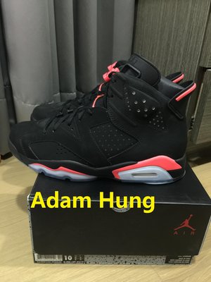 Nike Air Jordan retro 6 black infrared AJ6 VI 大魔王 黑紅 喬丹