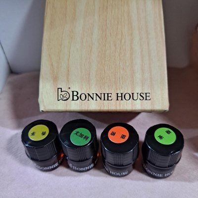 Bonnie House植享家-4款精油隨身組(全新 各1ml-甜橙、香茅、尤加利、茶樹)
