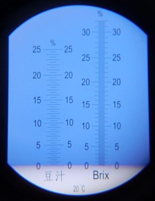 勁準儀器網購 手持式二用 豆漿濃度計 濃度(0-25) 糖度計(0-32) 甜度計 豆漿 濃度計 ATC 現貨
