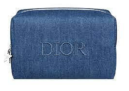 Dior( christian dior) 迪奧LOGO牛仔刺繡化妝包