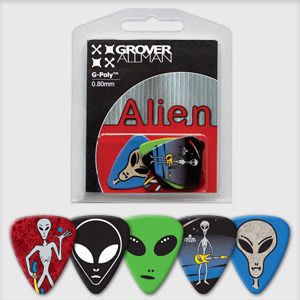 ☆ 唐尼樂器︵☆澳洲製 Grover Allman 主題系列『Alien』烏克麗麗/木吉他/電吉他 Pick 彈片