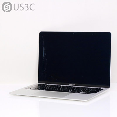 【US3C-高雄店】【一元起標】公司貨 2020年 Apple MacBook Air Retina 13吋 M1 8C7G 8G 256G 銀色 蘋果筆電