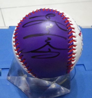 棒球天地---世界12強 中華隊 林益全 簽名明星賽球.字跡漂亮
