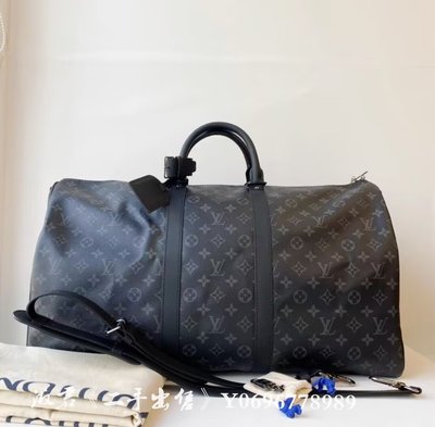 二手出售 LV 路易威登  Keepall Bandoulièr 老花 手提 波士頓 包 斜背 行李袋M40605