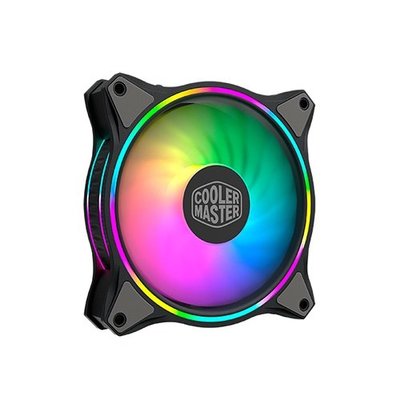 【Cooler Master 酷碼】MF120 HALO 黑 ARGB3合1(附控制器) 混合式扇葉 靜音散熱『高雄程傑電腦』
