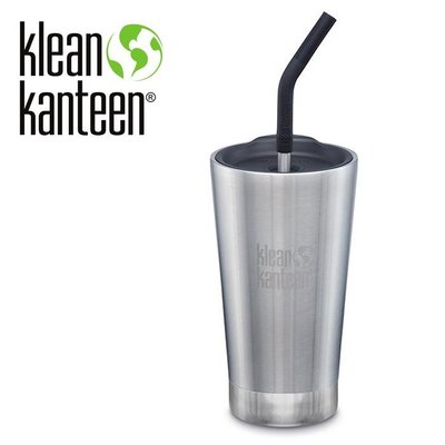 【Klean Kanteen】K16VSSCS【16oz】Insulated Tumbler 不繡鋼保溫杯 附吸管