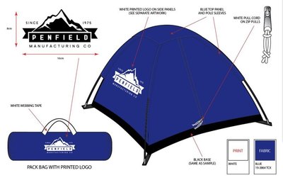 露營小帳篷Penfield Camping Tent Outdoor Tents 露營帳篷野餐情侶款家庭款