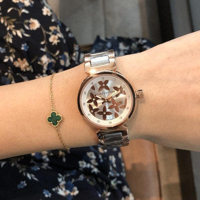二手全新Lv路易威登腕錶 瑞士進口石英機芯  時尚女性女錶，映耀著獨特個性與迷人風華尺寸：33mm 厚12mm