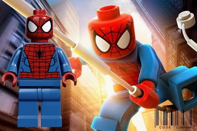 =CodE= 全新LEGO 樂高 SUPER HEROES 超級英雄鑰匙圈(蜘蛛人 SPIDERMAN).真品公司貨.MARVEL.SPIDER-MAN
