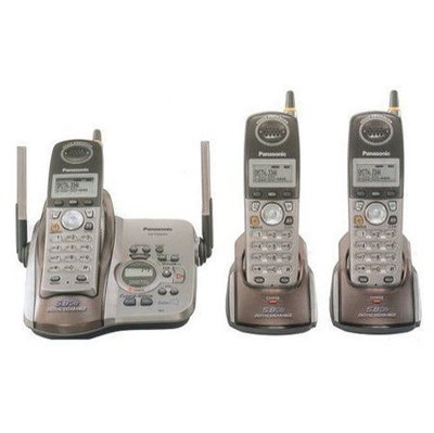 Panasonic 國際牌 答錄機無線電話 KX-TG5433,母機+3子機,發光天線 按鍵,原價4900, 近全新