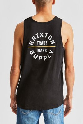 全新 現貨 Brixton oath v tank top 海灘 背心 美式 街頭 復古 騎士 滑板 衝浪 黑