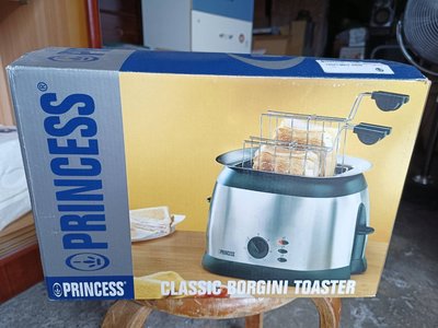 【銓芳家具】全新 荷蘭公主 PRINCESS 2片式不鏽鋼烤麵包機 烤麵包機 烤吐司機 厚薄片烤麵包機附專用烘烤架