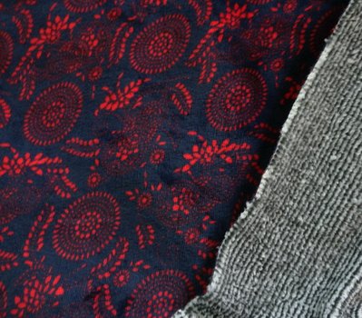 1尺75元 法蘭絨 珊湖絨 雙面絨布料 寬90公分 深藍色 紅色剪影 超柔軟 超厚 冬天床品毯子外套