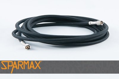 SPARMAX 漢弓 空壓機 棉管 1/8 接頭 長約3公尺 1/8 x 1/8 黑色