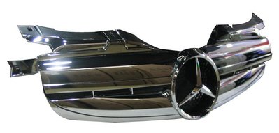 DJD22021703 BENZ 賓士 SLK R170 跑車款 鋁合金 水箱罩 水箱護罩(依當月報價為準)