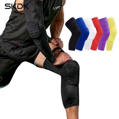 蜂窩護膝運動籃球男女戶外輕薄透氣排汗足球防撞騎行跑步護腿護具