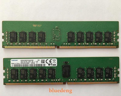 全新 三星 16G 1R×4 PC4-2400T DDR4 ECC REG RDIMM 伺服器記憶體