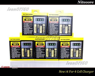 【特價促銷 】原廠供貨 NITECORE New i4 萬用LED智慧充電器18650/AA/AAA/enelope