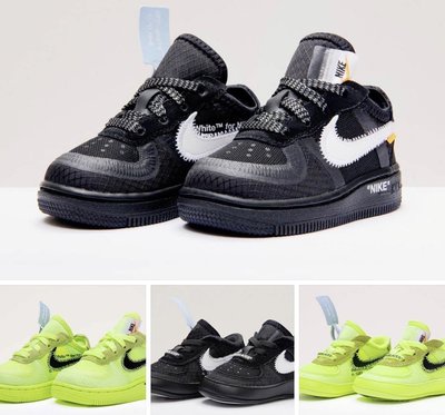 Off-White x Nike Air Force 1 Low THE 10: NIKE FORCE 1 (TD)小童