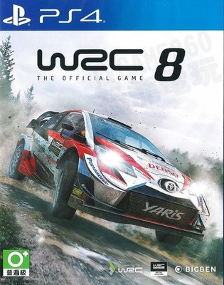 【全新未拆】PS4 世界拉力錦標賽8 世界越野冠軍賽8 WRC8 WRC 8 中文版 【台中恐龍電玩】