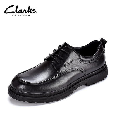 VIP潮鞋館 Clarks其樂男鞋新款商務正裝皮鞋英倫風真皮百搭系帶耐磨德比鞋潮
