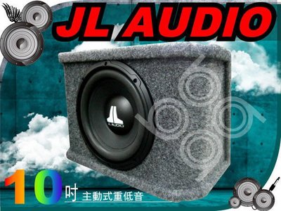 九九汽車音響【JL】被動式10吋重低音喇叭+音箱+JL擴大機. 整組