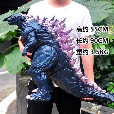怪獸軟膠搪膠大惑星哥斯拉Godzilla恐龍模型超可動手辦兒童玩具