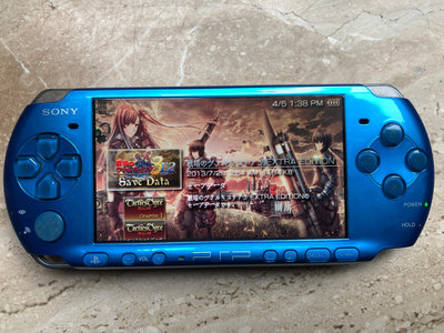 SONY PSP第三代 3007 寶藍色