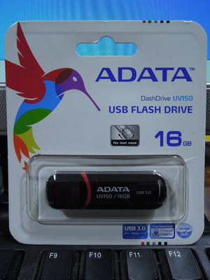 ...點子電腦-北投...黑色款◎威剛 ADATA UV150 USB 3.0 16G 隨身碟◎超低價250元