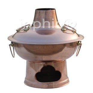 INPHIC-火鍋 銅火鍋 涮羊肉火鍋 紅銅火鍋木炭火鍋加厚傳統34火鍋