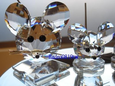 (11/20已蒙收藏~))施華洛世奇 水晶1976年 複製老鼠(中型/高6.3cm)絕版(另馬魚海豚熊刺蝟)