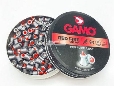 【BCS生存遊戲】GAMO RED FIRE 5.5mm .22紅尖頭喇叭彈100入-E913552